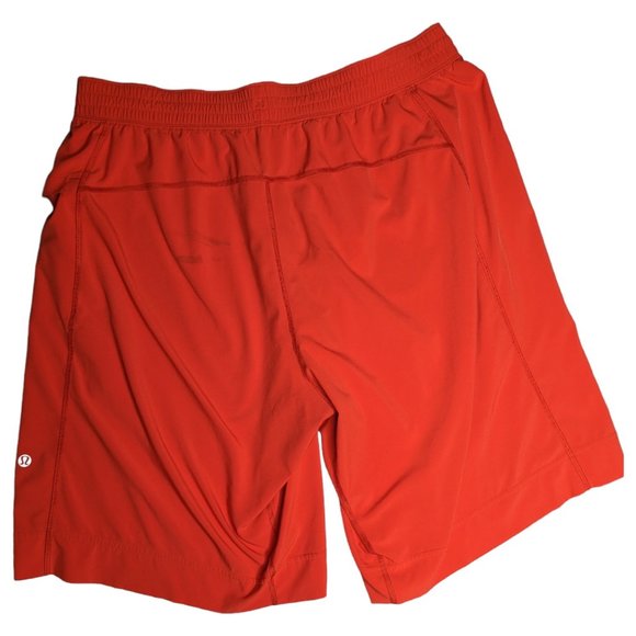 Lululemon Men's Pace Breaker Bold Red Shorts L - Picture 2 of 5